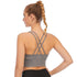 Young Women's New Sports Underwear Women's Multi-strap Cross Back Shock Absorption Sports Yoga Bra